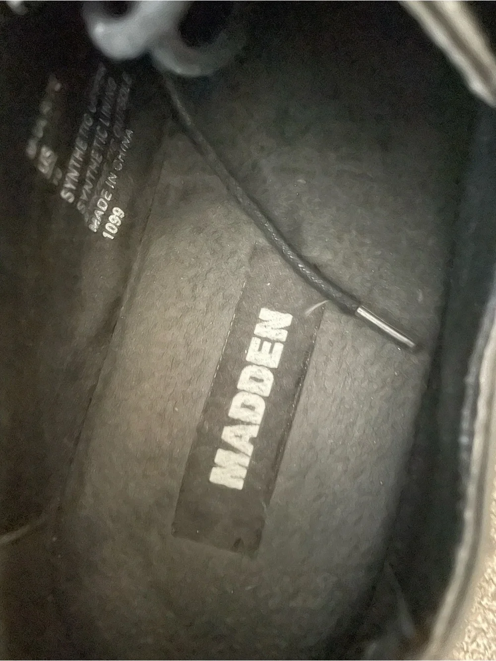 Steve Madden Black Textured Derby Dress Shoes